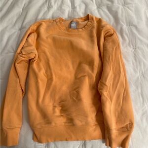 TNA Cozy Fleece Orange Sweatshirt